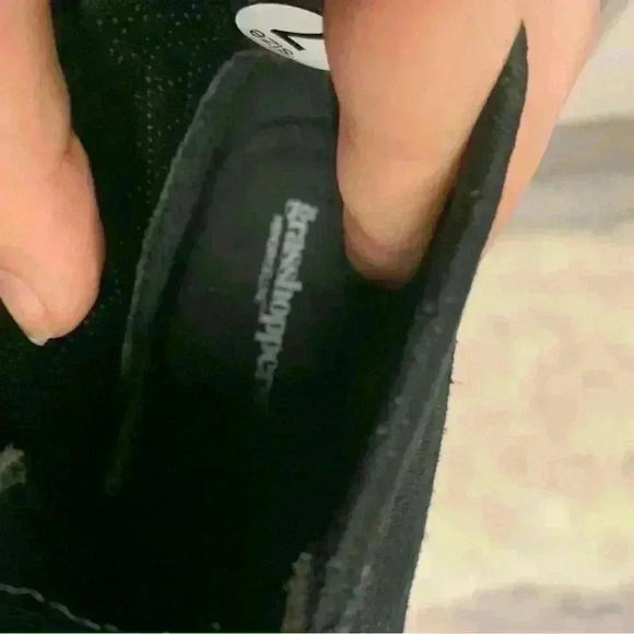 Grasshoppers black Porter leather ankle boots Bootie sz 7 - Picture 7 of 8